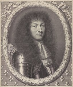 Porträtt av Ludvig XIV, kung av Frankrike av Robert Nanteuil