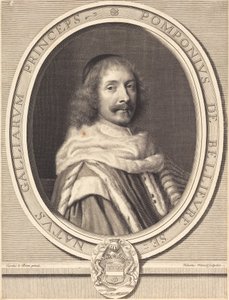 Pompone II de Bellievre av Robert Nanteuil after Charles Le Brun