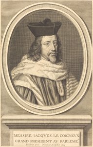Jacques Le Coigneux av Robert Nanteuil after Henri Beaubrun