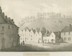 Kinver Town: sepiateckning, 1836