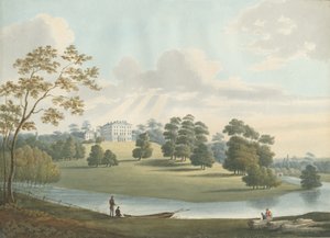 Patshull House: akvarellmålning, och [1826] av Robert Noyes