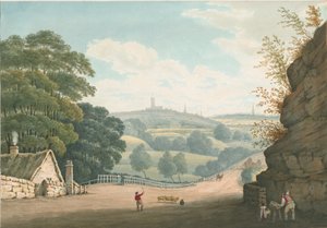 Wolverhampton - Avlägsen utsikt från Tettenhall: akvarellmålning, 1837