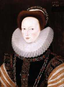Porträtt av Anne Knollys