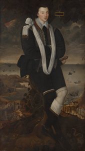 Porträtt av Anthony Maria Browne, 2:a Viscount Montagu