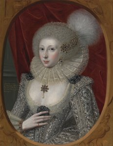 Porträtt av en kvinna, möjligen Elizabeth Pope (ca 1585; levande 1624)