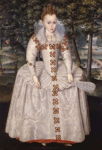 Prinsessan Elizabeth (Elizabeth av Böhmen, "Vinterdrottningen"), 1596-1662, sju år gammal.
