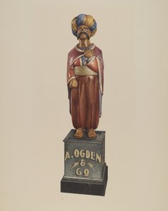 Cigarraffärsfigur av Robert Pohle