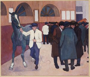 Hästhandlare på Barbican, 1918