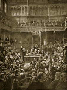 Gladstone presenterar Home-Rule Bill, februari 1893