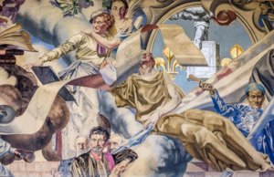 Frankreich, Paris, mairie-annexe 14e, Wandgemälde