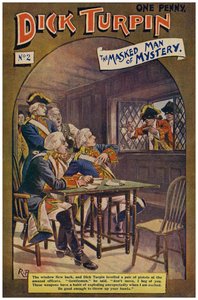 Dick Turpin (färg litho) av Robert Prowse Jnr