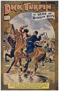 Dick Turpin (färg litho) av Robert Prowse Jnr
