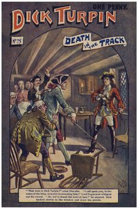 Dick Turpin (färg litho) av Robert Prowse Jnr