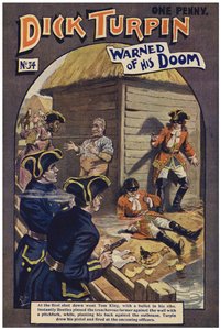 Dick Turpin (färg litho) av Robert Prowse Jnr