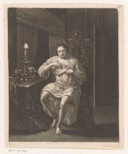 grooming kvinna av Robert Robinson (attributed to)