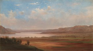 Utsikt över Lake Pepin, Minnesota, 1862.