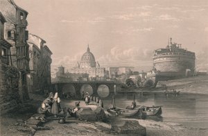 Rom, 1820-talet. av Robert Sands