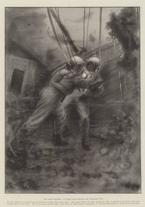 The White Heather, på Drury Lane Theatre, ubåtsduellen av Robert Sauber
