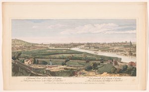 Utsikt över staden Paris sett från byn Chaillot En allmän bild av staden Paris tagen från en eminens i byn Chaillot (titel på objekt) Paris (serietitel) av Robert Sayer