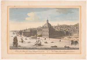 Utsikt över det kungliga palatset i Lissabon Utsikt över kungen av Portugals palats i Lissabon (titel på objektet) Madrid och Lissabon (serietitel)
