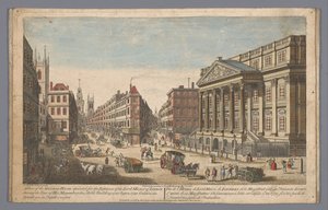 Utsikt över Mansion House i London Utsikt över Mansion House (...) (titel på objekt) London (serietitel) av Robert Sayer