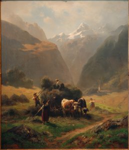 Höslagning i de höga bergen av Robert Schietzold
