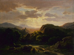 Minnen av en scen nära Auerbach, ca. 1856.