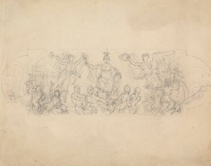 Allegorisk segerskiss av Robert Smirke