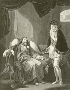 Henrik IV tillrättavisar prins Henrik av Robert Smirke