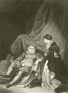 Henry VIII och Catherine Parr av Robert Smirke