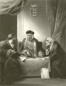 Henrik VII med Empson och Dudley av Robert Smirke
