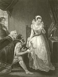 Lady Jane Grey avböjde kronan av Robert Smirke