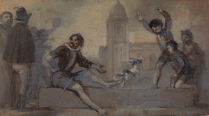 [En från] Illustrationer till Shakespeare av Robert Smirke