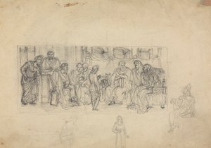 Scen från Shakespeares, Romeo och Julia av Robert Smirke