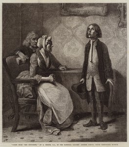 Scen från "The Hypocrite" av Robert Smirke
