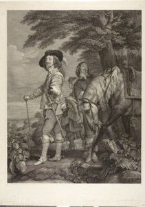 Charles I, kung av England, med James, 1:e hertig av Hamilton