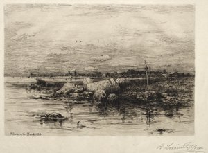 Apponagansettflodens mynning, 1883.