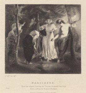Narciss av Robert T. Stothard after Thomas Stothard