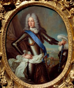 Porträtt av Ludvig II av Bourbon, Prince of Conde (Bourbon-Conde) (Grand Conde) (1621-1686) tidigare känd som Marechal of Berwick Målning av Robert Levrac Tournieres (1667-1752) 1600-talets sön. 0,38x0,31 m Rennes, Musee des Beaux Arts