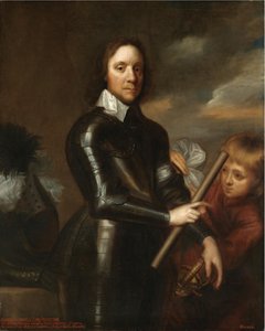 Porträtt av Oliver Cromwell 1599-1658