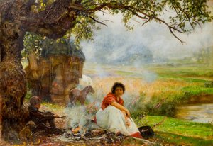 Gipsy Girl av Robert Walker Macbeth