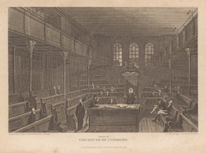 Interiör av underhuset av Robert Wallis