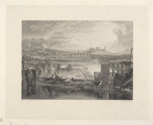 Lancaster från akveduktbron av Robert Wallis