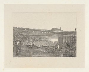 Lancaster från akveduktbron av Robert Wallis