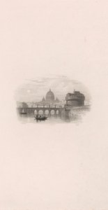 Rom, St. Angelos slott (vinjett) av Robert Wallis