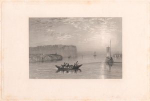 Scen på Loire av Robert Wallis