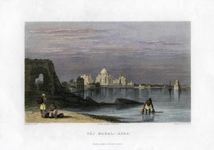 Taj Mahal, Agra, Indien, 1800-talet