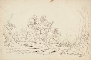 Scen efter Salvator Rosa av Robert Walter Weir