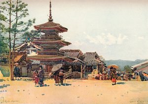 Yasaka-pagoden, Kyoto, Japan, c1909