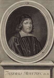 Thomas Manton, engelsk puritansk präst (gravyr)